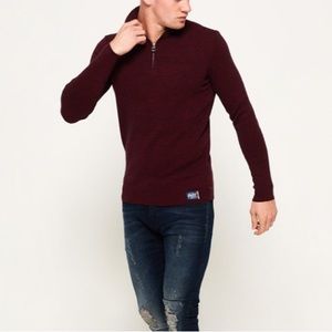 Superdry Metropolitan Northside Henley Jumper size large